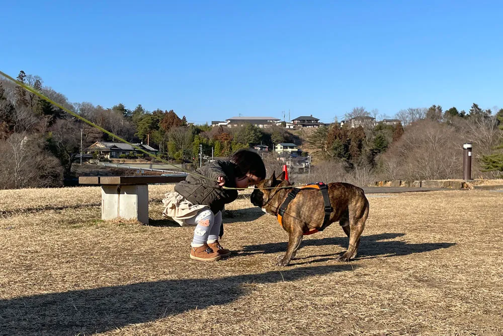 水の森公園キャンプ場の二人