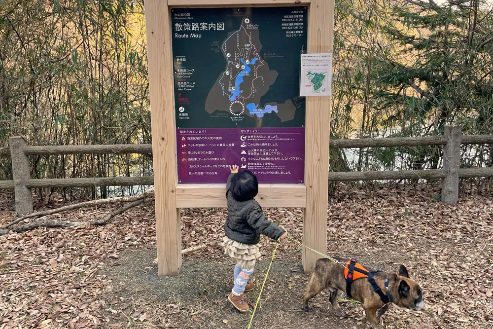 水の森公園キャンプ場の二人